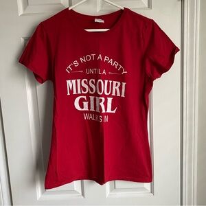 Missouri Girl Red TShirt M